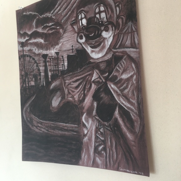 Original Charcoal Day at the Circus Puppet - Picture 2 of 5